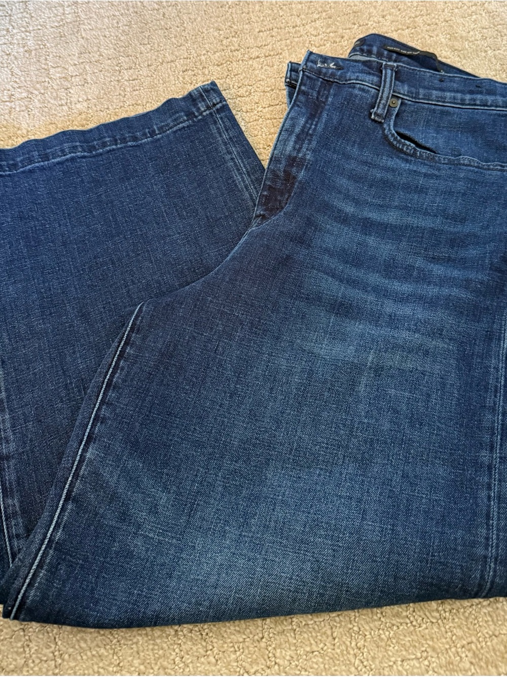 Banana Republic High-Rise Wide Leg Crop Jeans